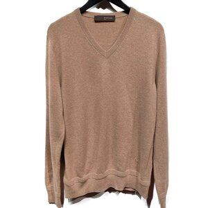 Louis Vuitton Camel Cashmere V-neck Sweater